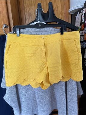 Crown & Ivy Scalloped Hem Shorts Size 14